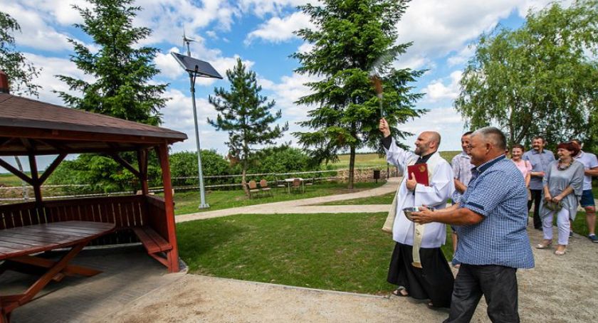 Centrum wypoczynku w Wiągu zostało otwarte. Teren przekazał sam ksiądz proboszcz