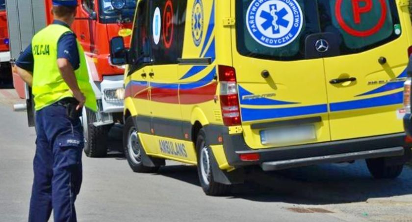 Zderzenie samochodu osobowego z ciężarowym w miejscowości Wiąg. Jedna osoba została ranna