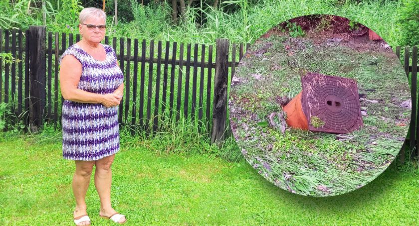 Fontanna ścieków wybija na podwórku w Jeżewie [INTERWENCJA]