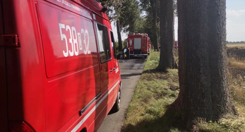 AKTUALIZACJA Pożar w czasie żniw. Płonęło zboże w Skarszewie