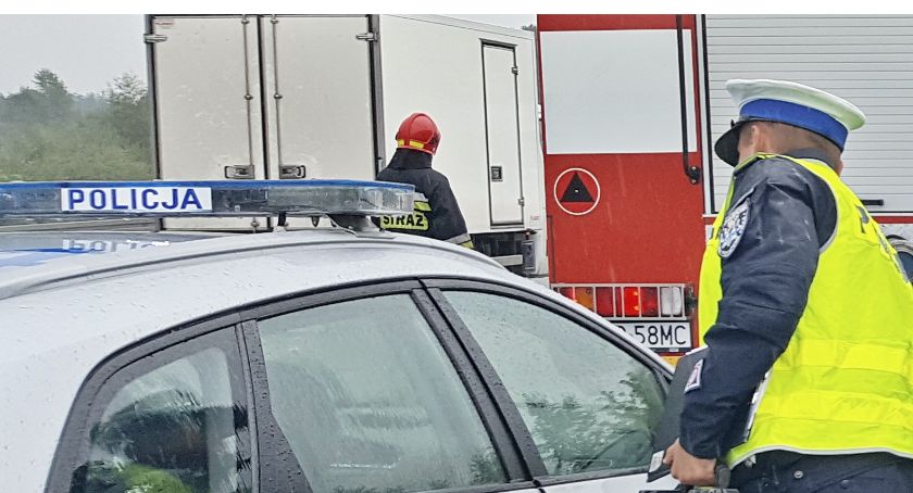 Kolizja na A1. Kierowcy ponieśli duże straty