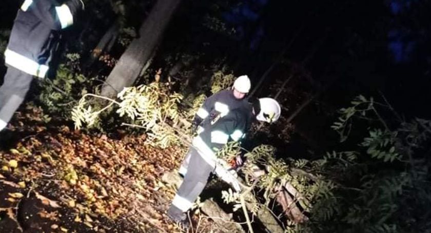 Wichura w powiecie świeckim. W Michalu płonie stodoła