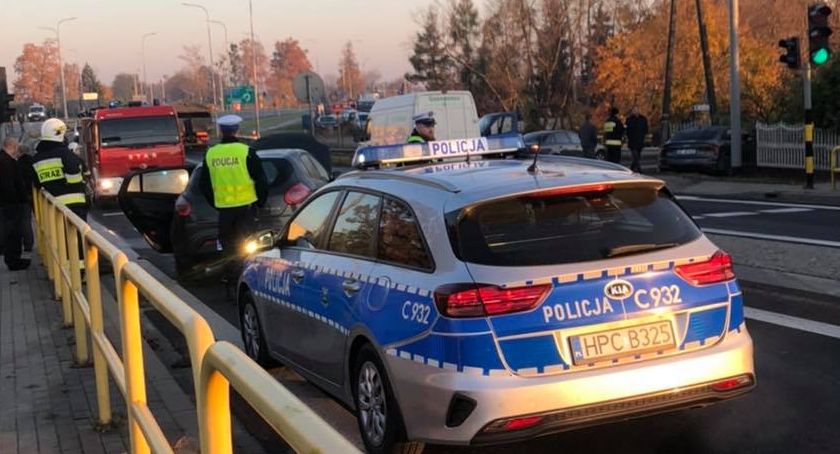 Wypadek w Warlubiu. Były utrudnienia w ruchu