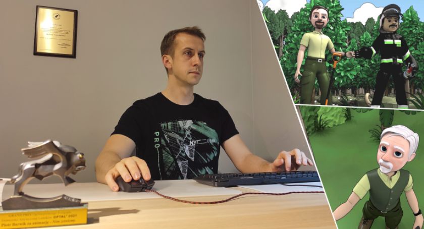 Piotr Barwik stworzył wyjątkową animację komputerową. Za dnia pracował jako leśnik, wieczorami robił film