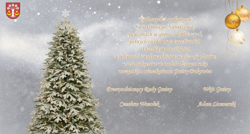 Życzenia dla mieszkańców Gminy Bukowiec