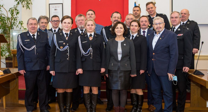 Druhowie z gminy Świecie spotkali się na wigilii w urzędzie. Funkcjonowanie jednostek jest ważne dla bezpieczeństwa gminy