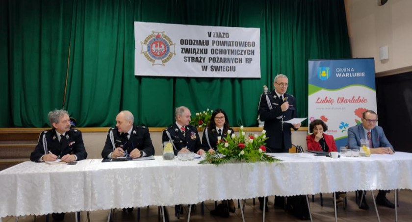 V zjazd Oddziału Powiatowego Związku Ochotniczych Straży Pożarnych RP w Świeciu. Wybrany nowy zarząd