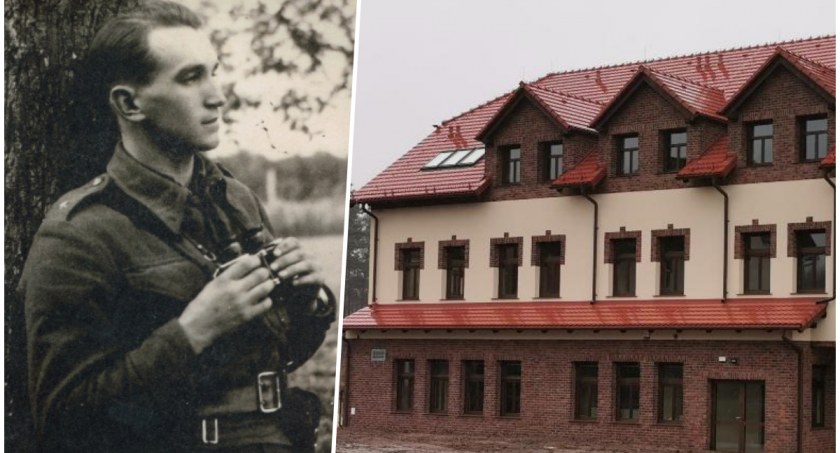 Odsłonięcie tablicy poświęconej Zdzisławowi Badosze w Tleniu. Dzień Pamięci Żołnierzy Wyklętych