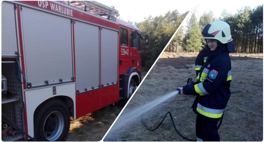 Pracowity dzień OSP Warlubie. Kilka razy wyjeżdżano do zdarzeń