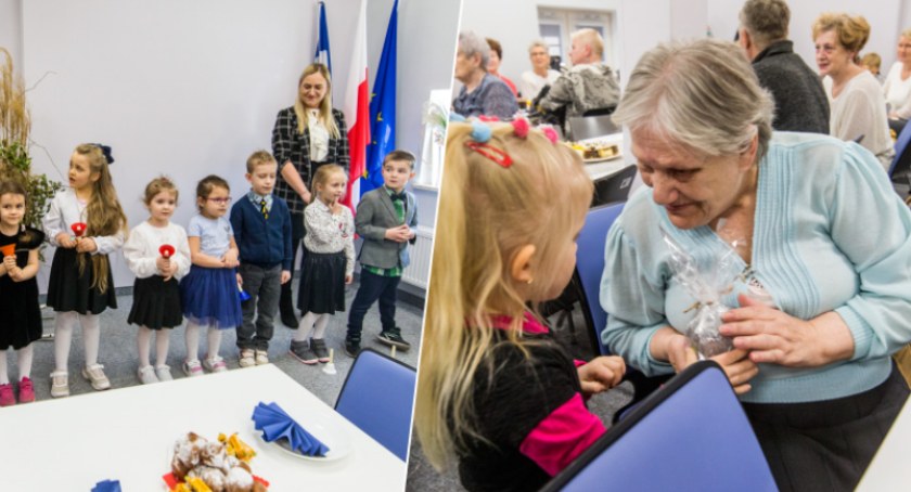 Przedszkolaki ze Słoneczka gościły u seniorów. Były wielkanocne występy i prezenty [ZDJĘCIA] 