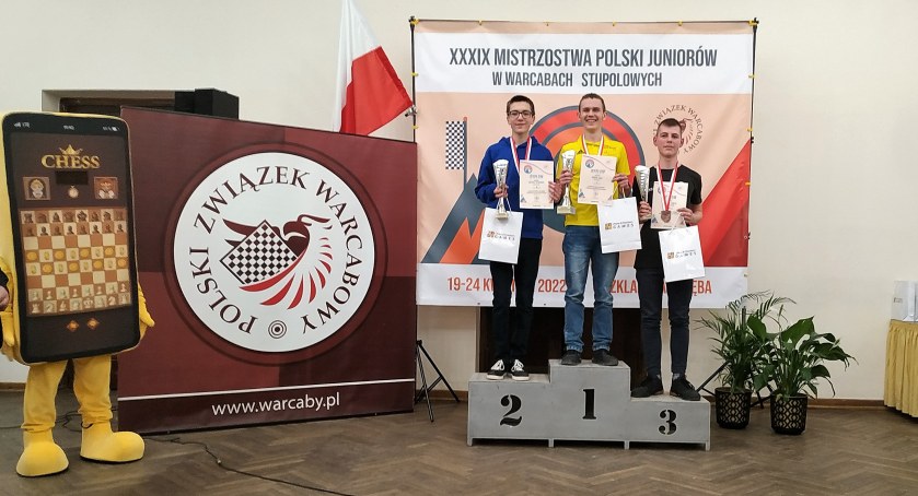 Dominik Rubaj potrójnym mistrzem Polski juniorów do 16 lat [ZDJĘCIA]