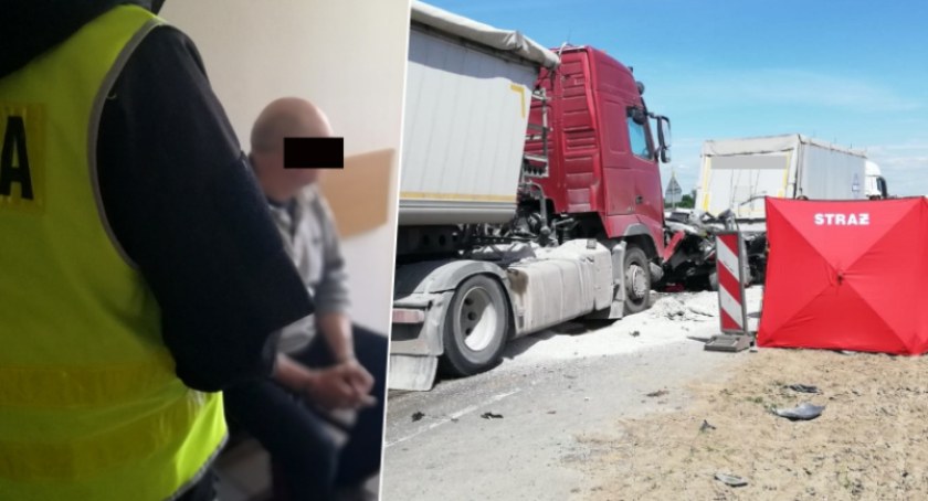 Kierowca ciężarówki biorącej udział w wypadku w Niewieścinie wyszedł ze szpitala. Trafił prosto do aresztu