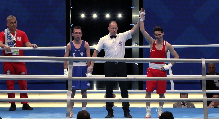 Jakub Słomiński z Armenii wróci z brązowym medalem. Gruzin był lepszy w półfinale