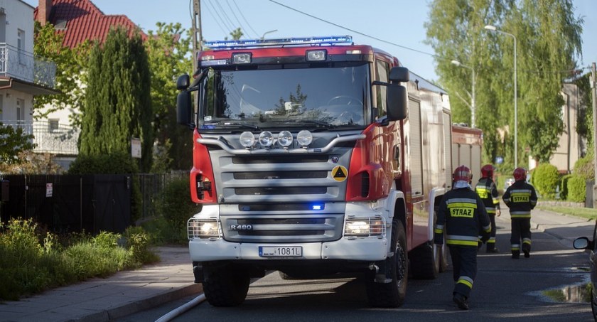 Pożar mieszkania w Jeżewie - takie wezwanie otrzymali strażacy. Właściciel szybko zadziałał