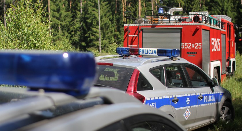 W spalonym samochodzie znaleziono zwłoki. Straszne odkrycie w powiecie świeckim