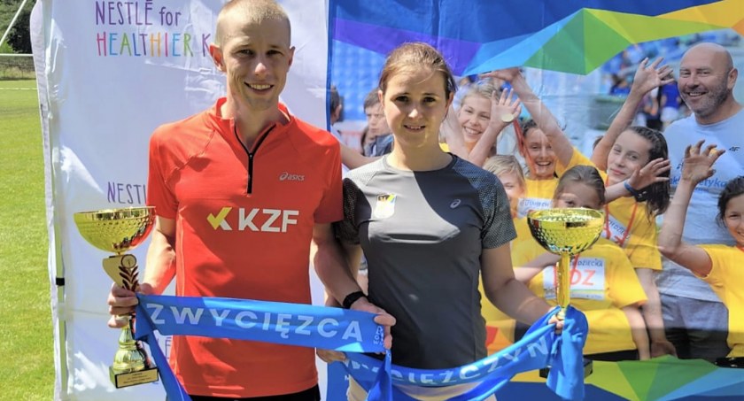 Dawid Klaybor wygrał Dziesiątkę Unisławską. Jego żona Natalia także