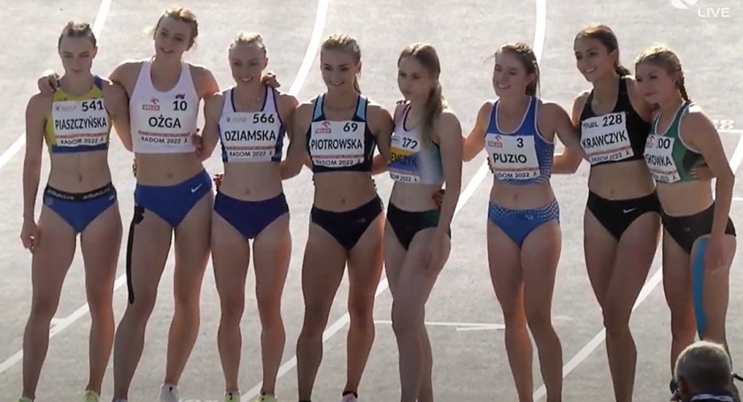 Aleksandra Piotrowska wicemistrzynią Polski juniorek w biegu na 100 metrów!!!