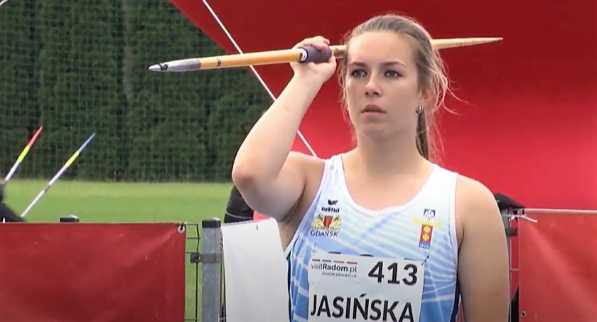 Natalia Jasińska zdeklasowała rywalki i jest mistrzynią Polski juniorek w rzucie oszczepem!!!