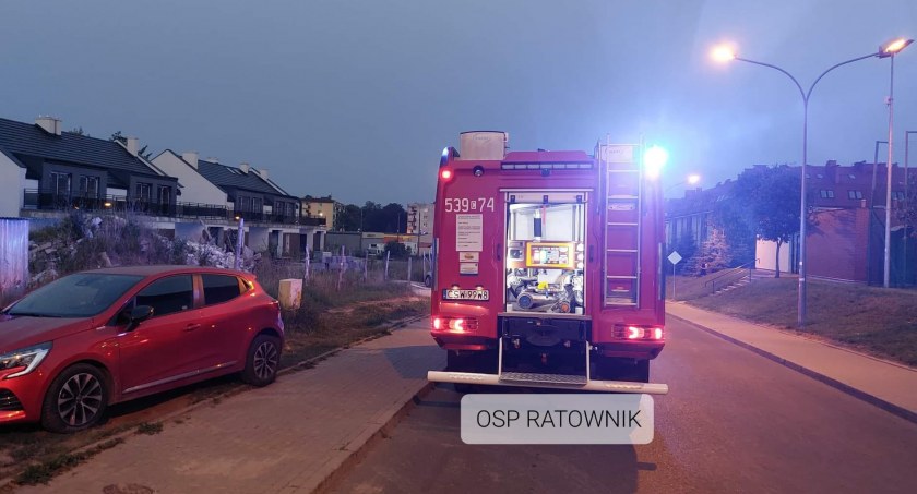 Kolejny pożar na budowie. Interweniowała straż miejska
