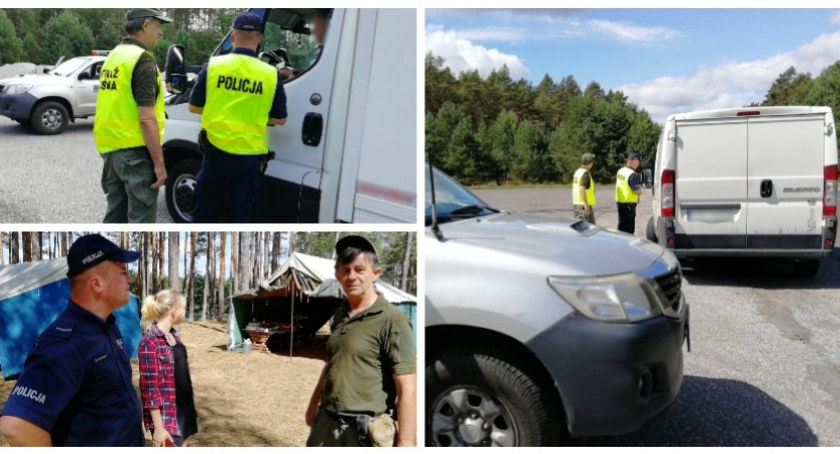 Policjanci i funkcjonariusze straży leśnej połączyli siły w słusznej sprawie