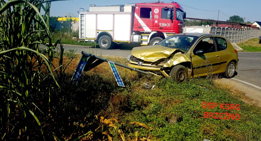 Wypadek w gminie Pruszcz. Cztery osoby trafiły do szpitala, jedną zabrał helikopter