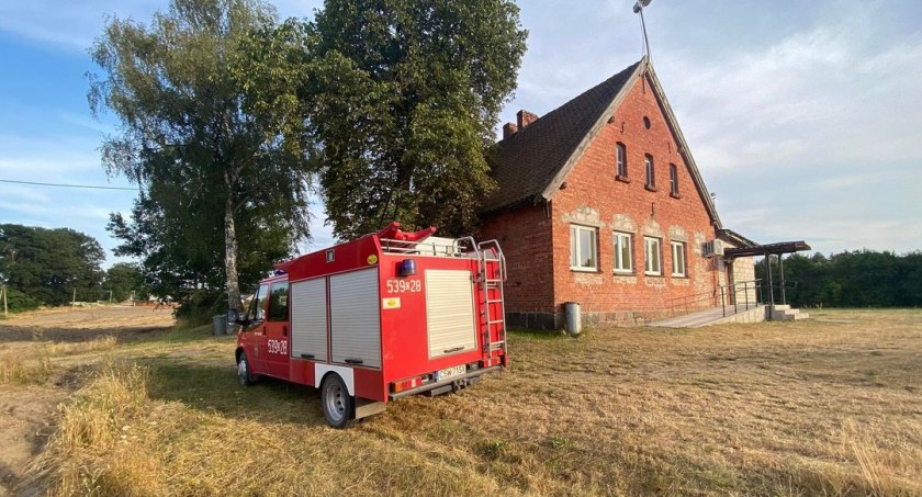 Akcja służb w gminie Nowe. Na pomoc było już niestety za późno