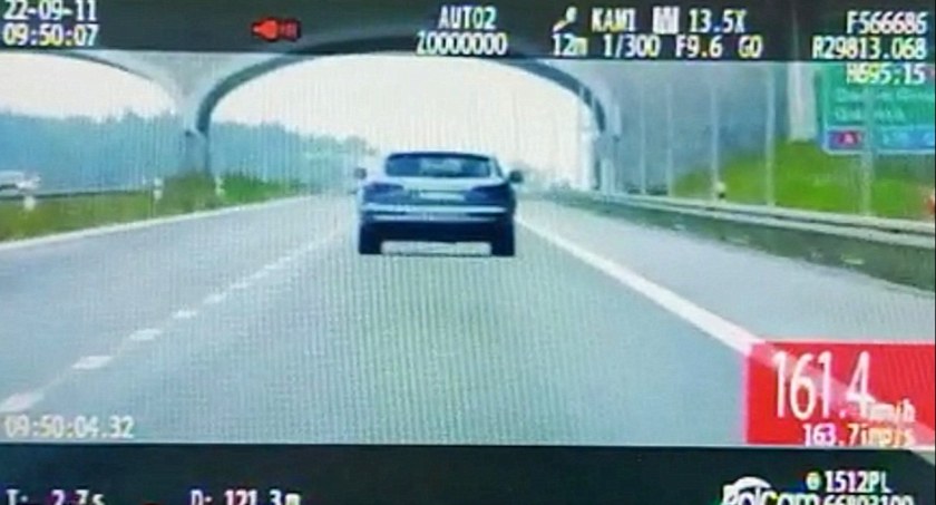 Gigantyczny mandat za prędkość zapłaci mieszkaniec Bydgoszczy, zatrzymany w Sartowicach