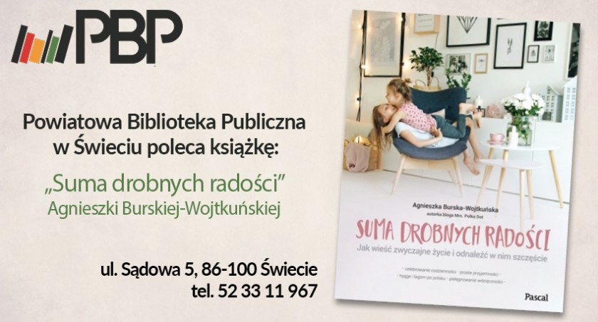 Powiatowa Biblioteka Publiczna w Świeciu poleca książkę