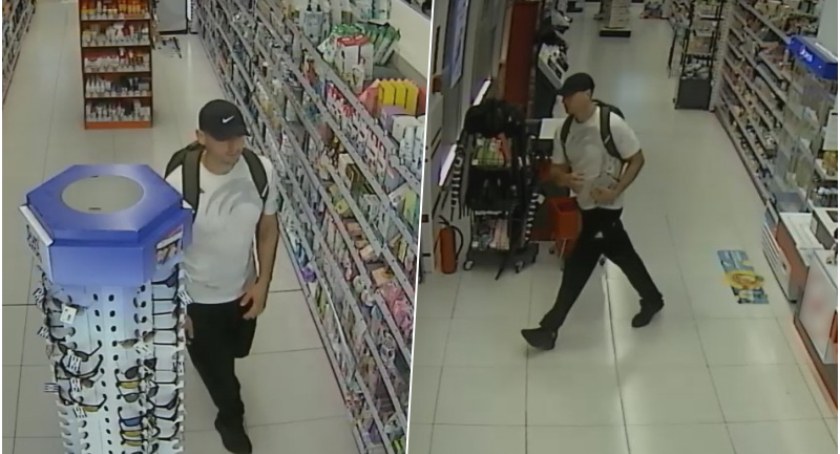 Ukradł perfumy w Rossmannie w Świeciu. Poszukuje go policja