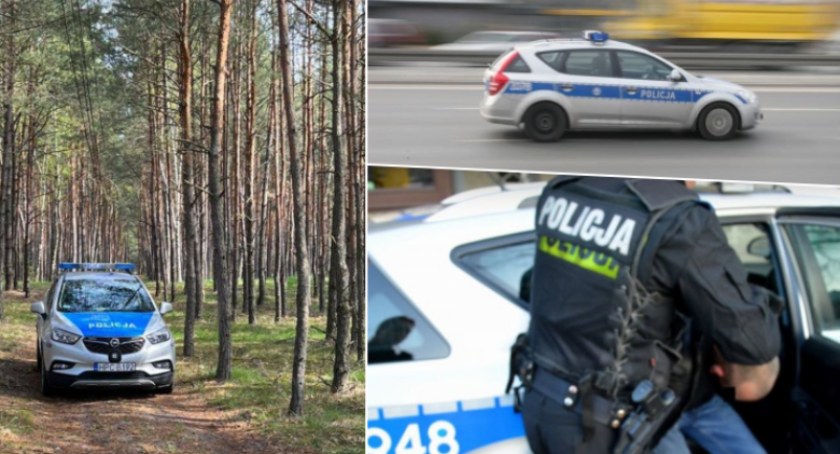 Pościg policji w gminie Osie. Kierowca volkswagena był pod wpływem różnych substancji