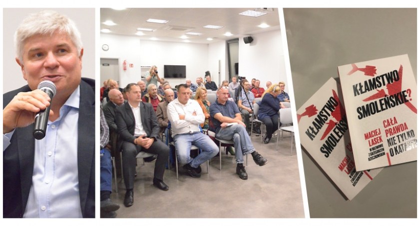 Spotkanie w MBP w Świeciu z autorem książki - Kłamstwo smoleńskie?: cała prawda nie tylko o katastrofie [ZDJĘCIA]