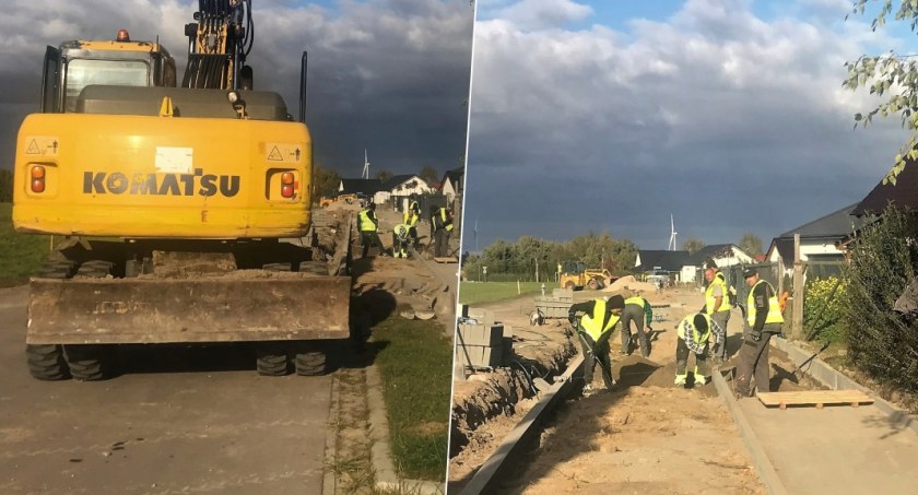 Ulica Polna w Pruszczu. Rozpoczął się remont drogi