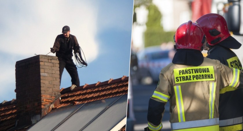 Kominiarz czy strażak? O zagrożeniu przekonali się mieszkańcy powiatu świeckiego