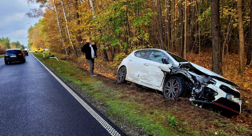 Trasa Świecie-Tuchola. Zderzyły się trzy samochody osobowe