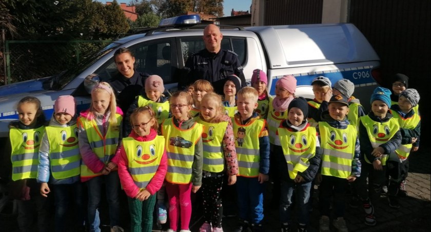 Przedszkolaki z wizytą u policjantów. To było wyjątkowe spotkanie