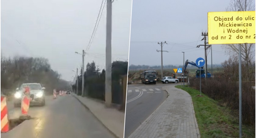 Przebudowa na ulicy Wodnej trwa. Kierowcy nie widzą znaków, a może je lekceważą? [NAGRANIE]