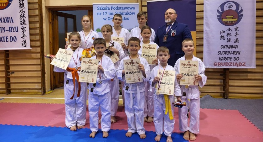Zawodnicy Świeckiego Klubu Karate Shorin-Ryu dobrze zaprezentowali się w turnieju Grudziądzu [ZDJĘCIA]