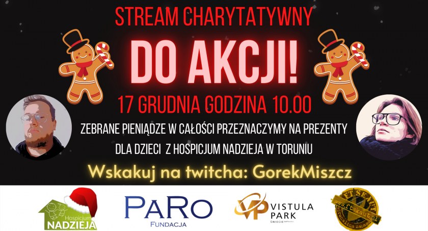 Stream Charytatywny DO AKCJI! Tego jeszcze w Świeciu nie było