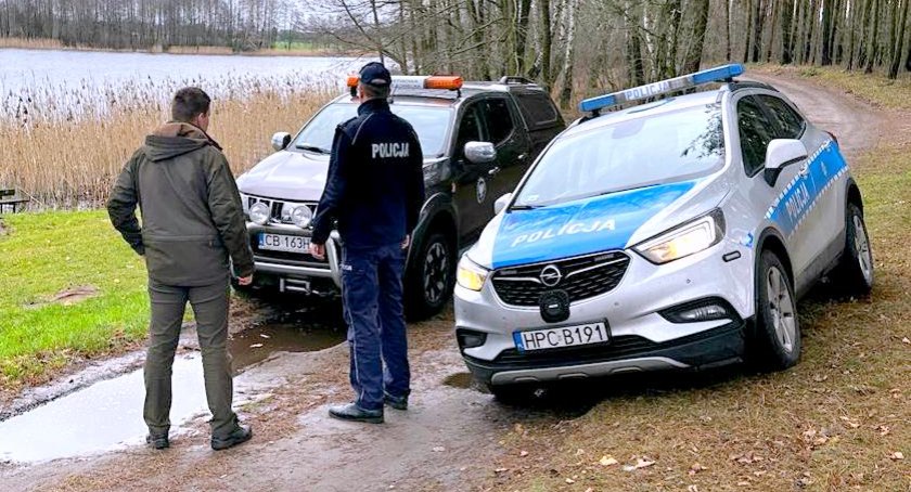 Współpraca policji i Straży Łowieckiej. Działania prowadzone są na terenie powiatu świeckiego