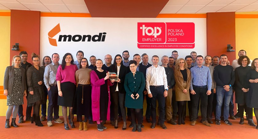 Mondi Świecie S.A. uzyskała tytuł Top Employer 2023 w Polsce 