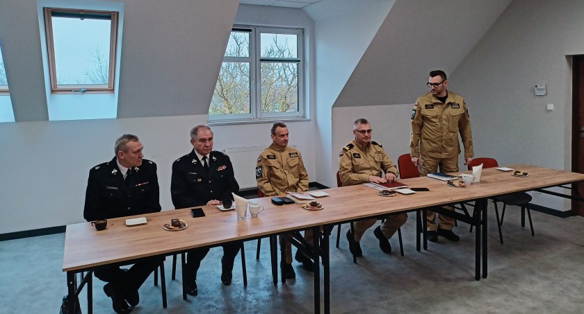 Komenda Powiatowa Państwowej Straży Pożarnej w Świeciu. Odbyła się narada roczna