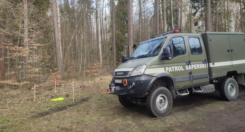 Niedaleko Osia znaleziono granat. Interweniował patrol saperski