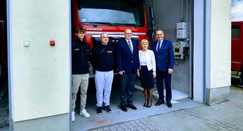 Wicemarszałek Sejmu w Warlubiu. Piotr Zgorzelski spotkał się z wójtem