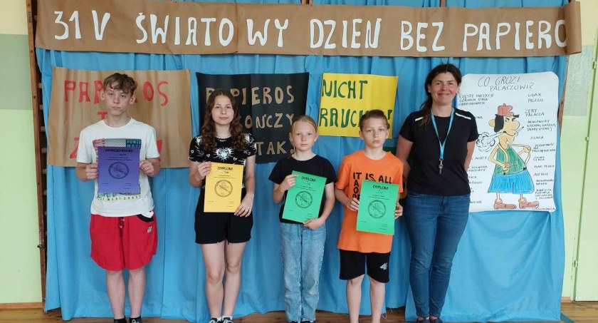 Światowy Dzień bez Papierosa w Trylu. Był apel i zadania do wykonania [ZDJĘCIA]