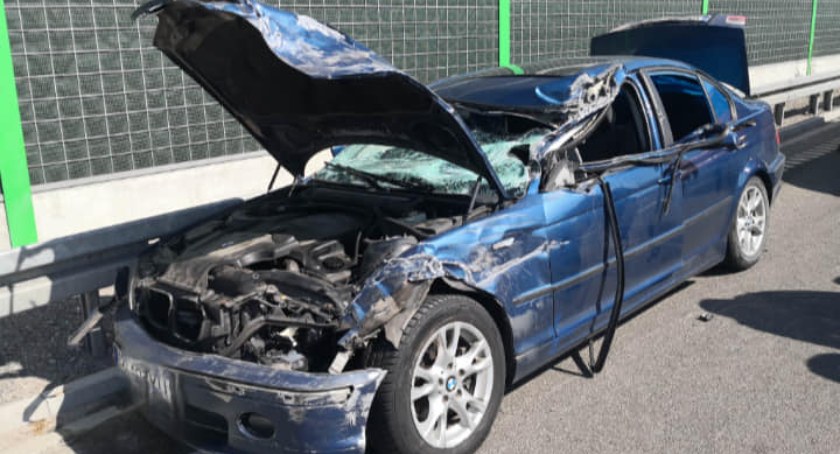 Wypadek na drodze S5. Jedna osoba została zabrana do szpitala