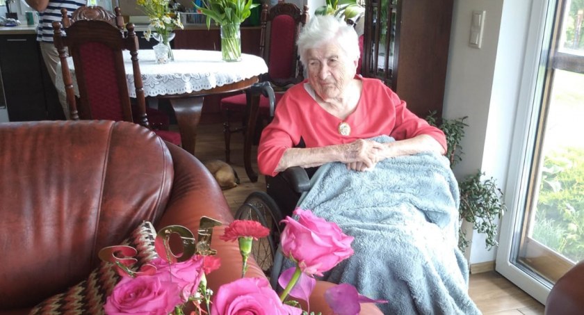 Władysława Ziółkowska skończyła 103 lata. Było wiele życzeń