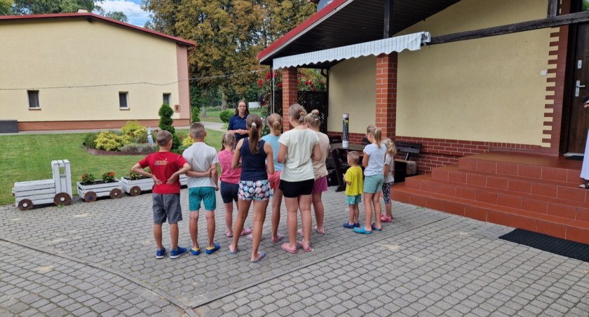 Policjanci w domu dziecka w Topolnie. Rozmawiano na temat bezpieczeństwa