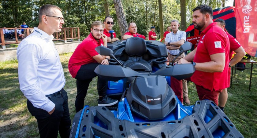 Do Wdeckiego WOPR trafił nowy quad. Odbyło się przekazanie