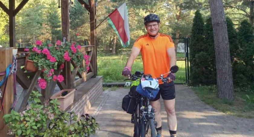Wójt jedzie rowerem do Lichenia. W jakiej intencji?
