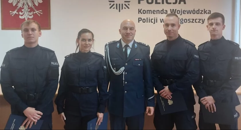 Nowi policjanci w Świeciu. Złożyli ślubowanie